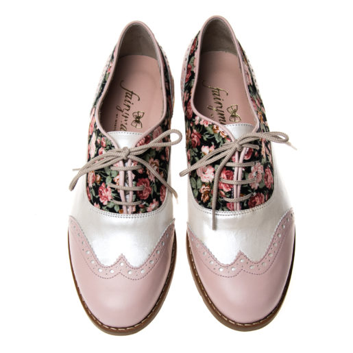 “Candy Floral” Brogues shoes – Fairymade | Handcrafted by Myrto Kliafa