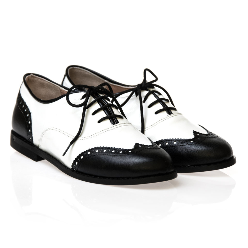 “Black And White” Brogues Oxfords – Fairymade | Handcrafted by Myrto Kliafa