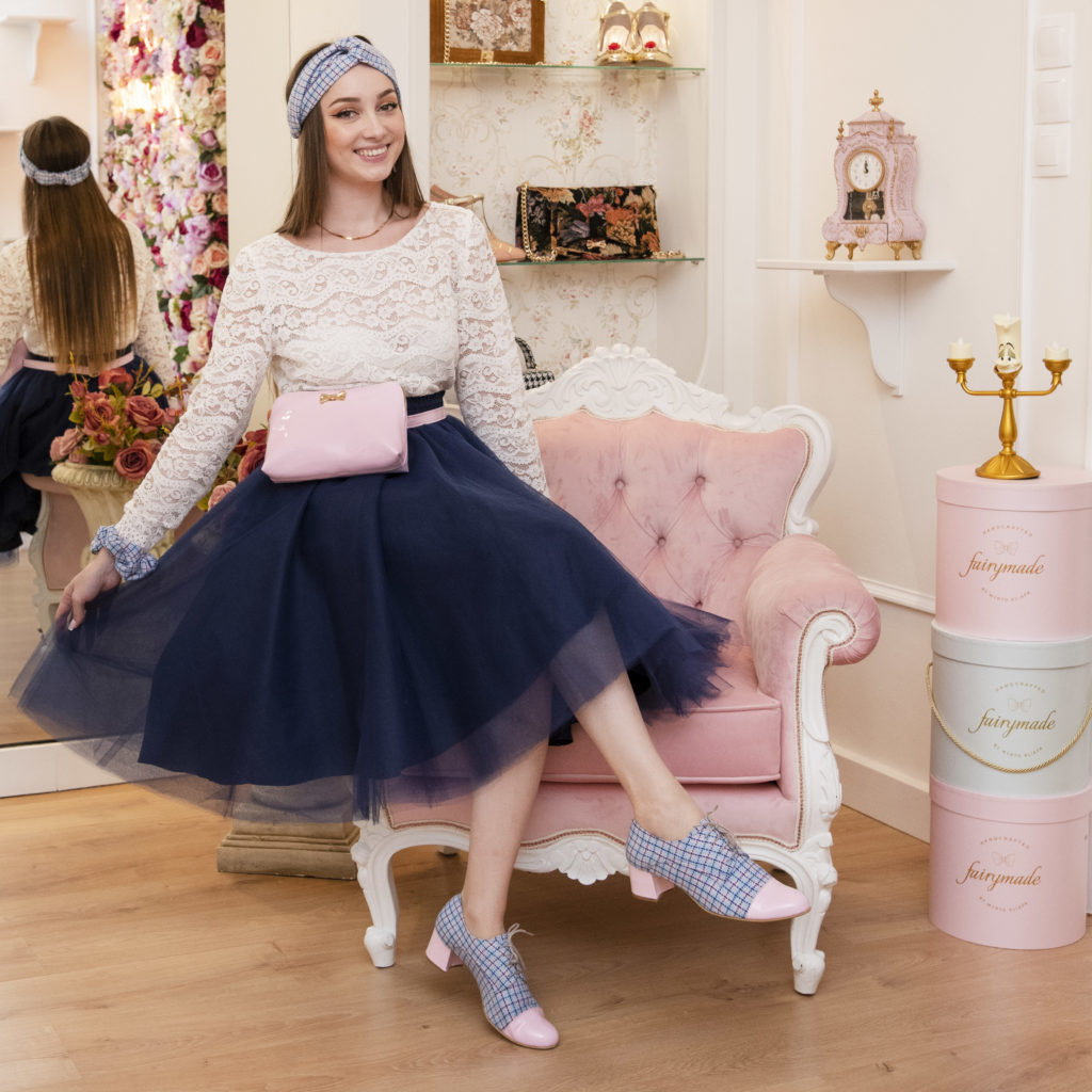Rosana S/Slv Tutu - Navy Blue Stripe main image 0